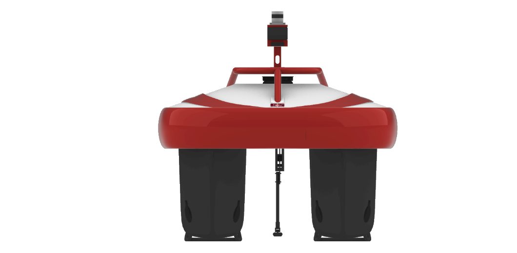 USV 正面雙體船殼